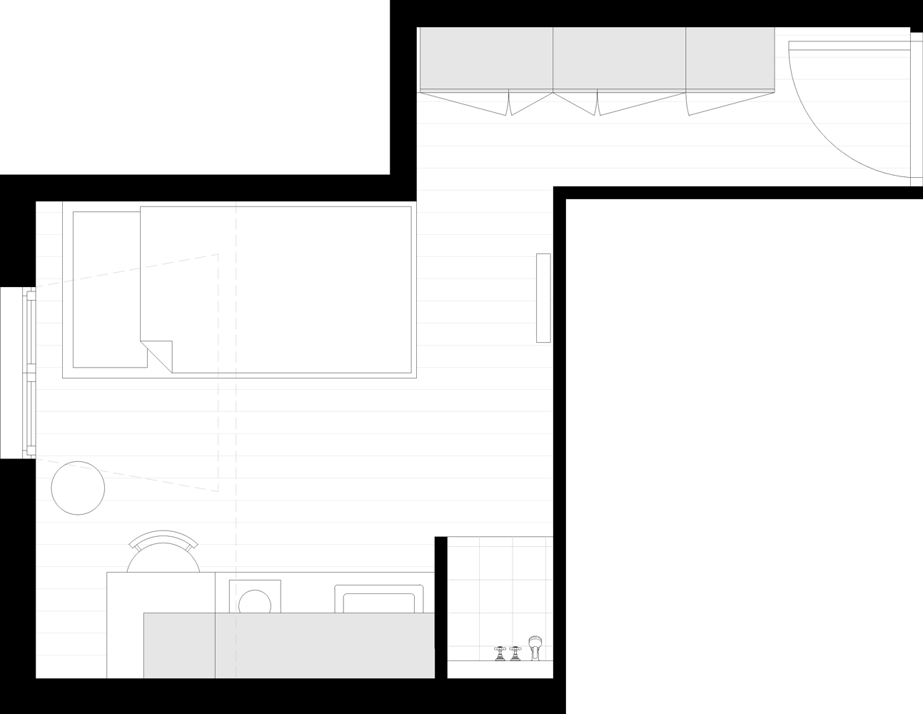 Plan 2D du projet Bourdonnais de Arnaud de Matteis